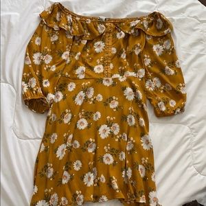 Cute off shoulder dress